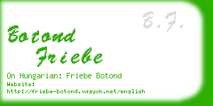 botond friebe business card